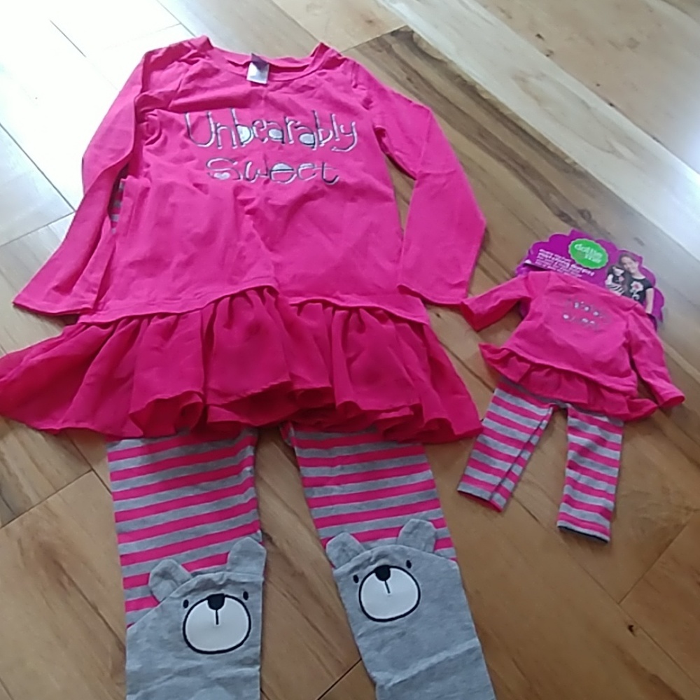 Dollie & me mathing outfit